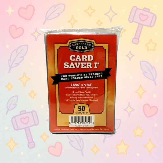 Cardboard Gold Card Saver 1